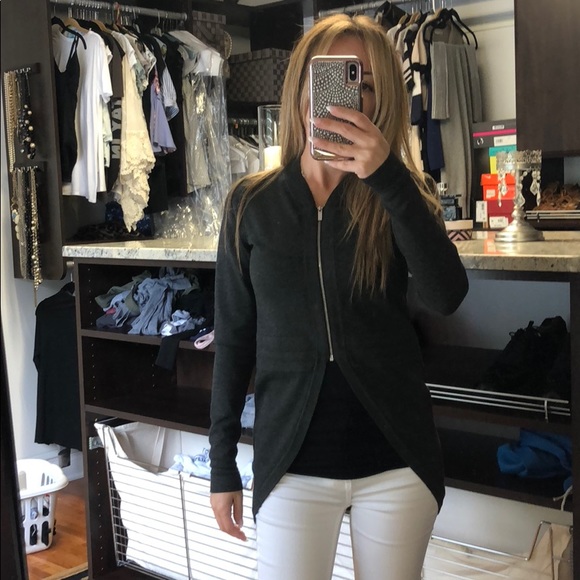 Karen Millen size xs dark gray sweater - Picture 2 of 7